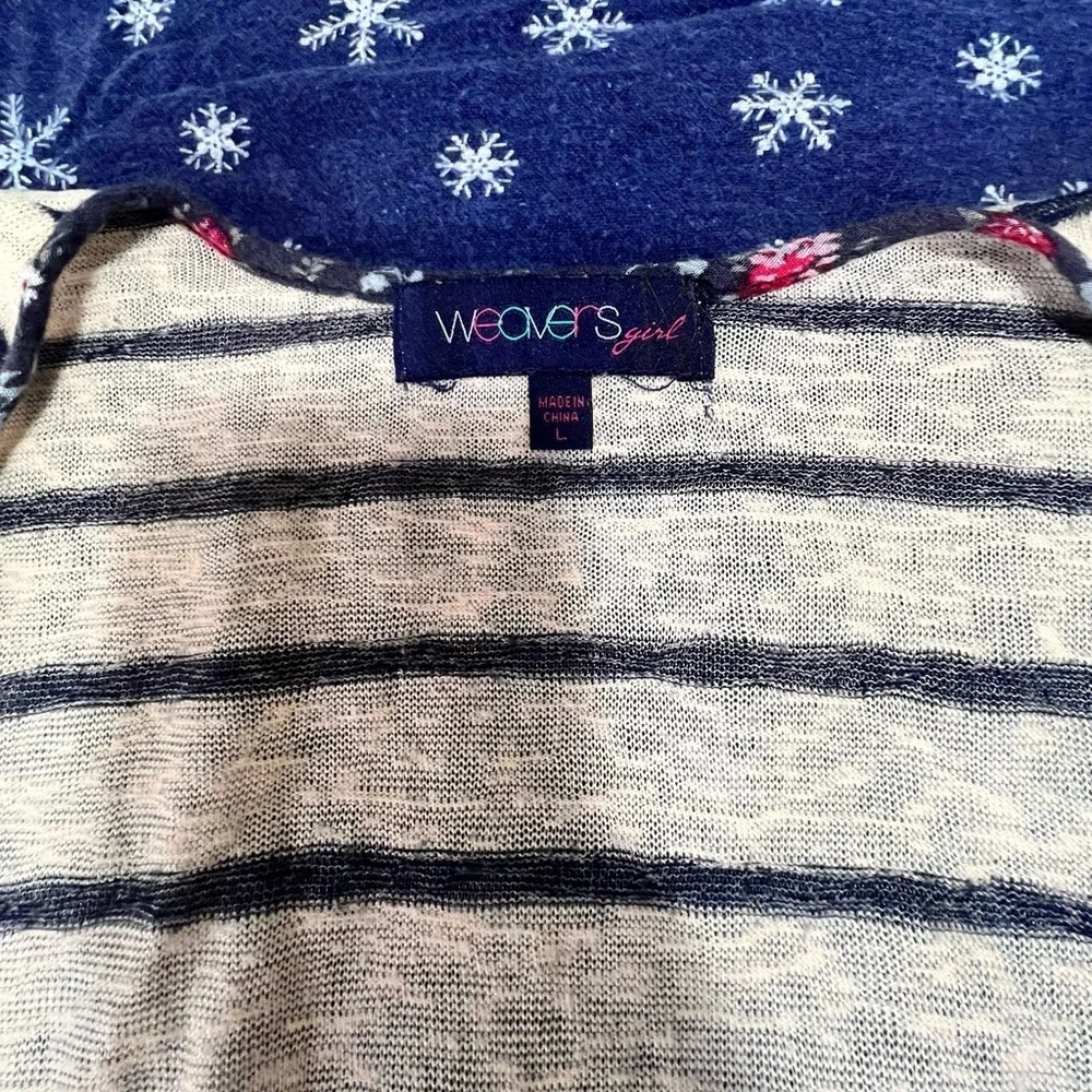 Weavers cardigan size
